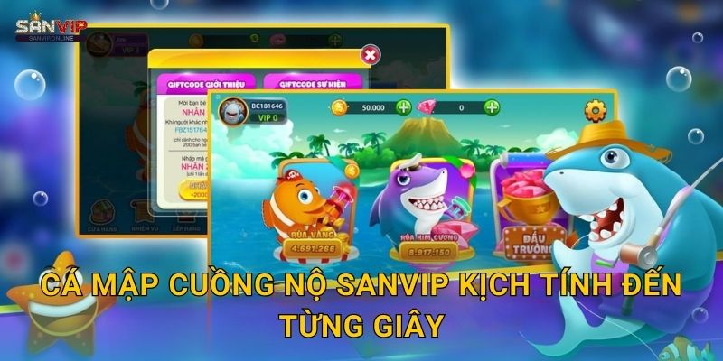Cá Mập Cuồng Nộ Sanvip kịch tính đến từng giây
